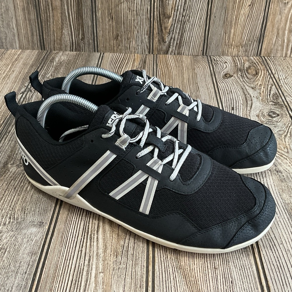 Xero Prio Women's Shoes Minimalist Trail Running Black Lace Up Sneakers Size 10